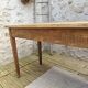 Oak farmhouse table