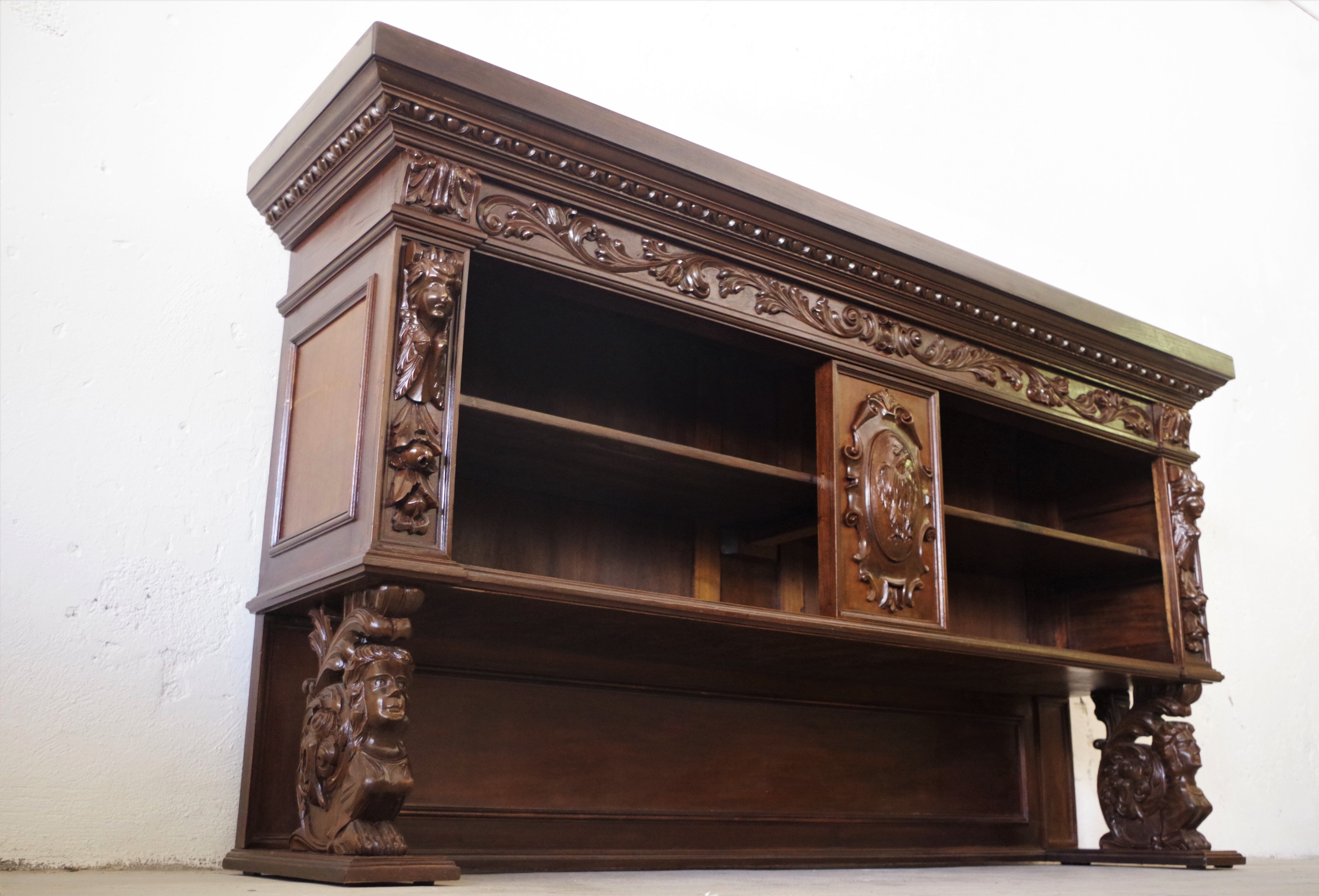 Notary shelf furniture, 1920s, set of 2