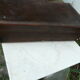 Leather case in brown interior fabric