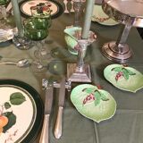 Carlton ware set plates green foxglove