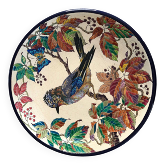 Longwy Enamels Plate