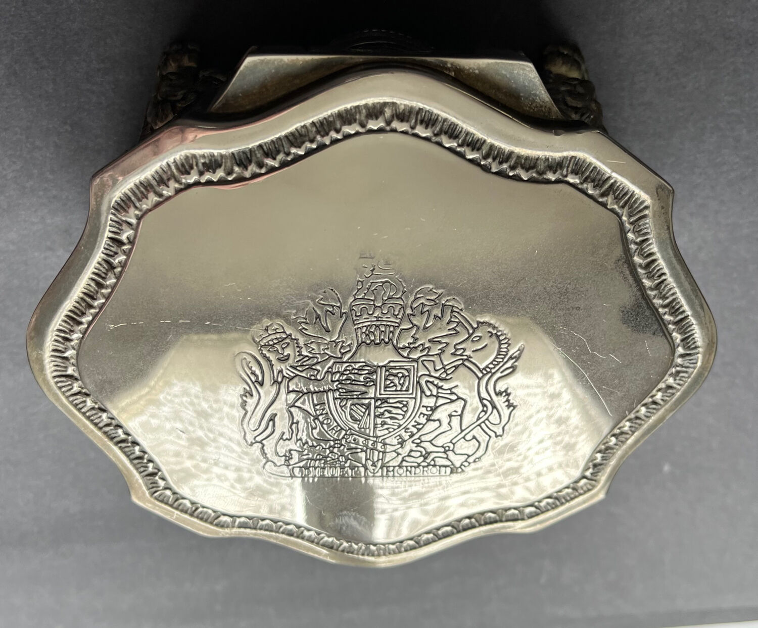 Silver metal jewelry box