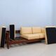 Afra & Tobia Scarpa Bastiano leather sofà GAVINA 1960s