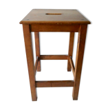 Handle workshop stool, solid wood