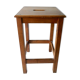 Handle workshop stool, solid wood