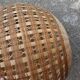 Suspension ball in rattan straw