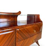 midcentury rosewood chest of drawers.