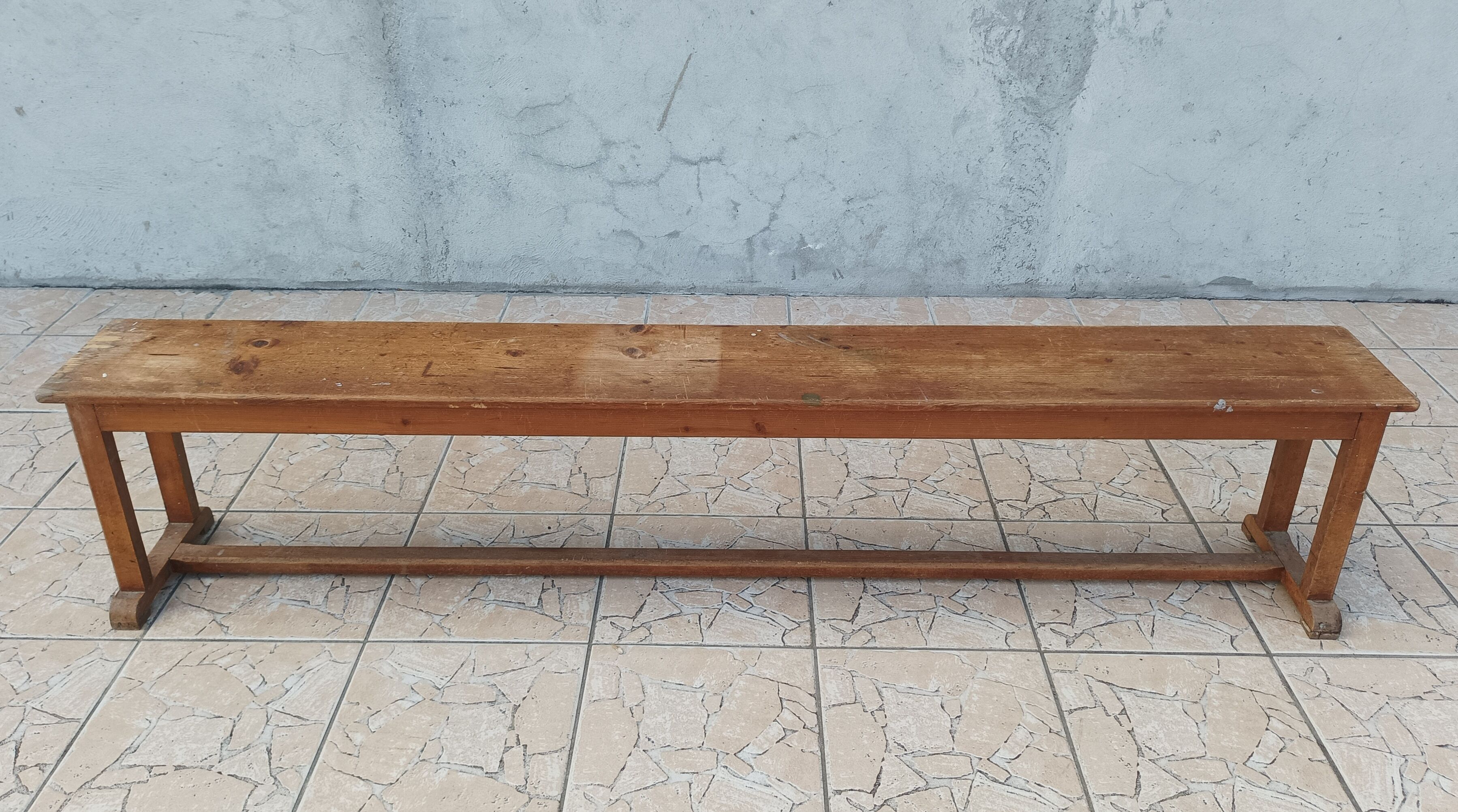 Vintage pine bench