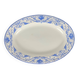 Antique Louis XVI Oval Dish, BFK, Belgium