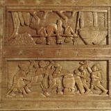 Indonesian table entirely hand carved