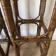 Vintage rattan bar stools or plant holder