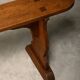 Antique, Primitive and Rustic Farm Benches in solid Oak, France 1920's