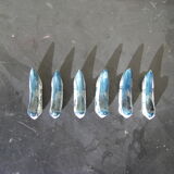 Six ceramic knife holders