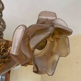 Art deco alabaster pendant light