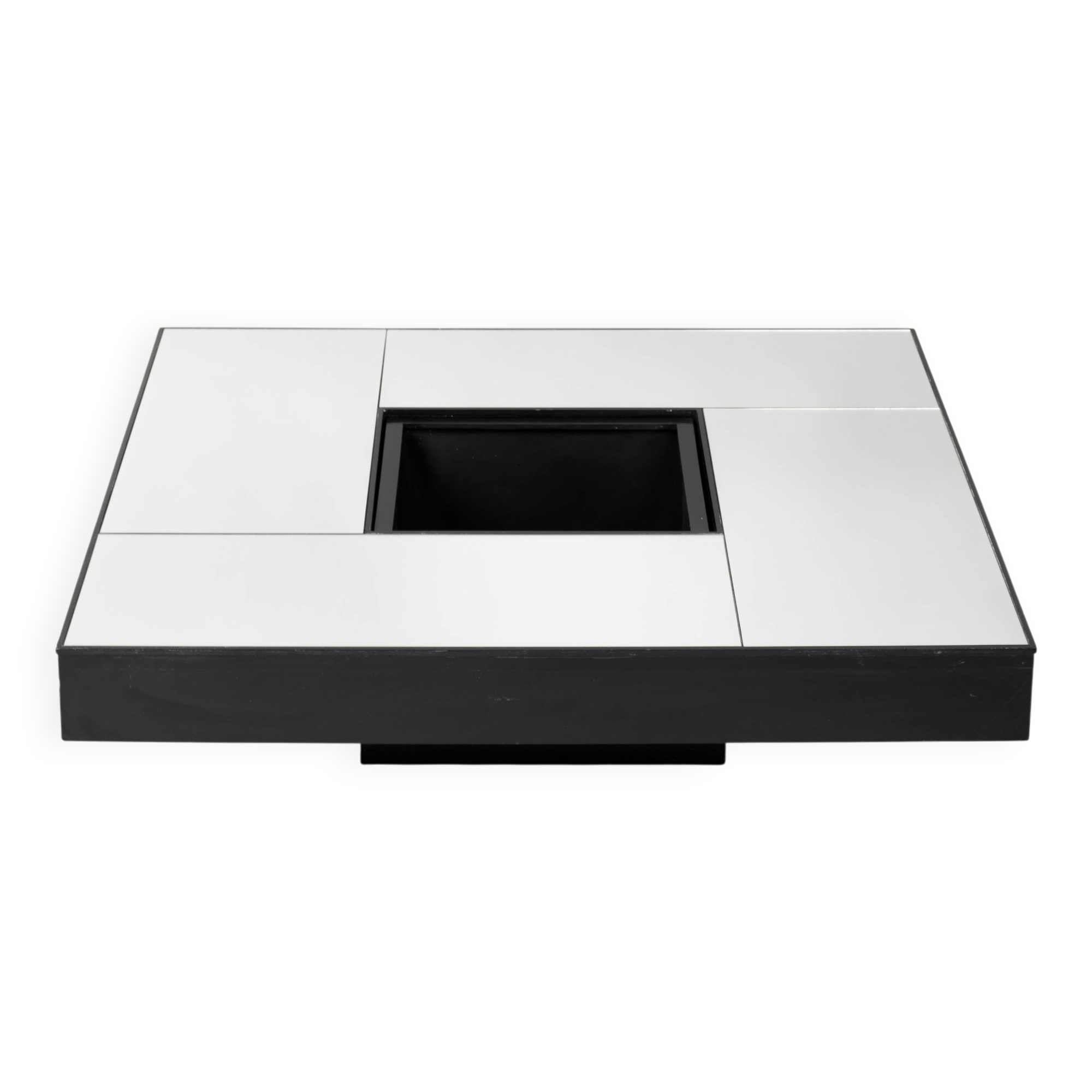 Mirrored coffee table, 1970s