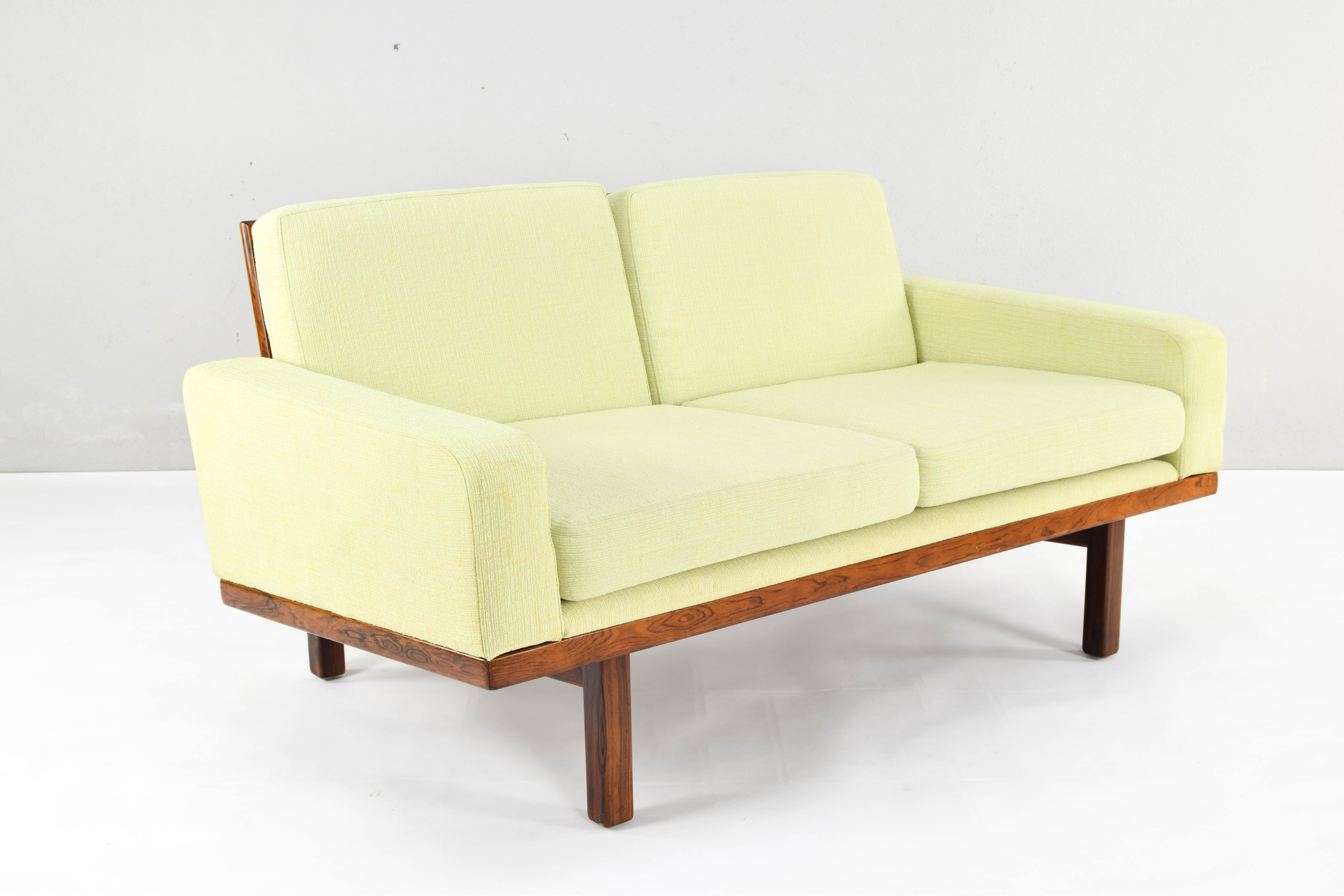 Eric merthen scandinavian modern tornado sofa 2-seater for ire möbler sweden 60s