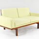 Eric merthen scandinavian modern tornado sofa 2-seater for ire möbler sweden 60s