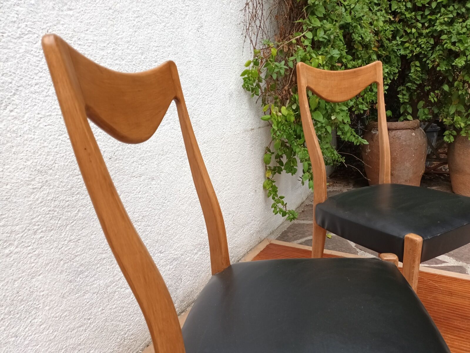 Scandinavian folding teak table