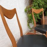 Scandinavian folding teak table