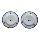 Lot de 2 assiettes à dessert modèle Mary Lou