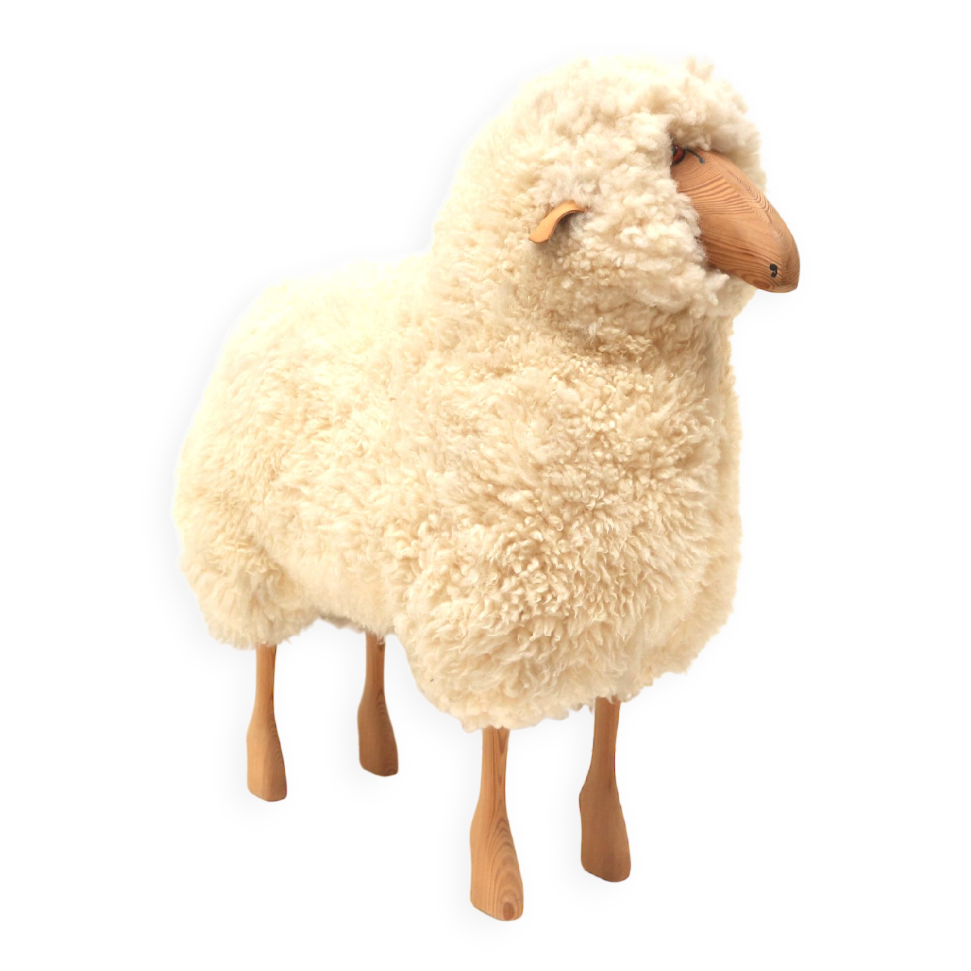 Rare large sheep by Hanns-Peter Krafft for Meier from the 70s