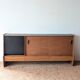 Oak enfilade by Gérard Guermonprez, 1950s-60s.