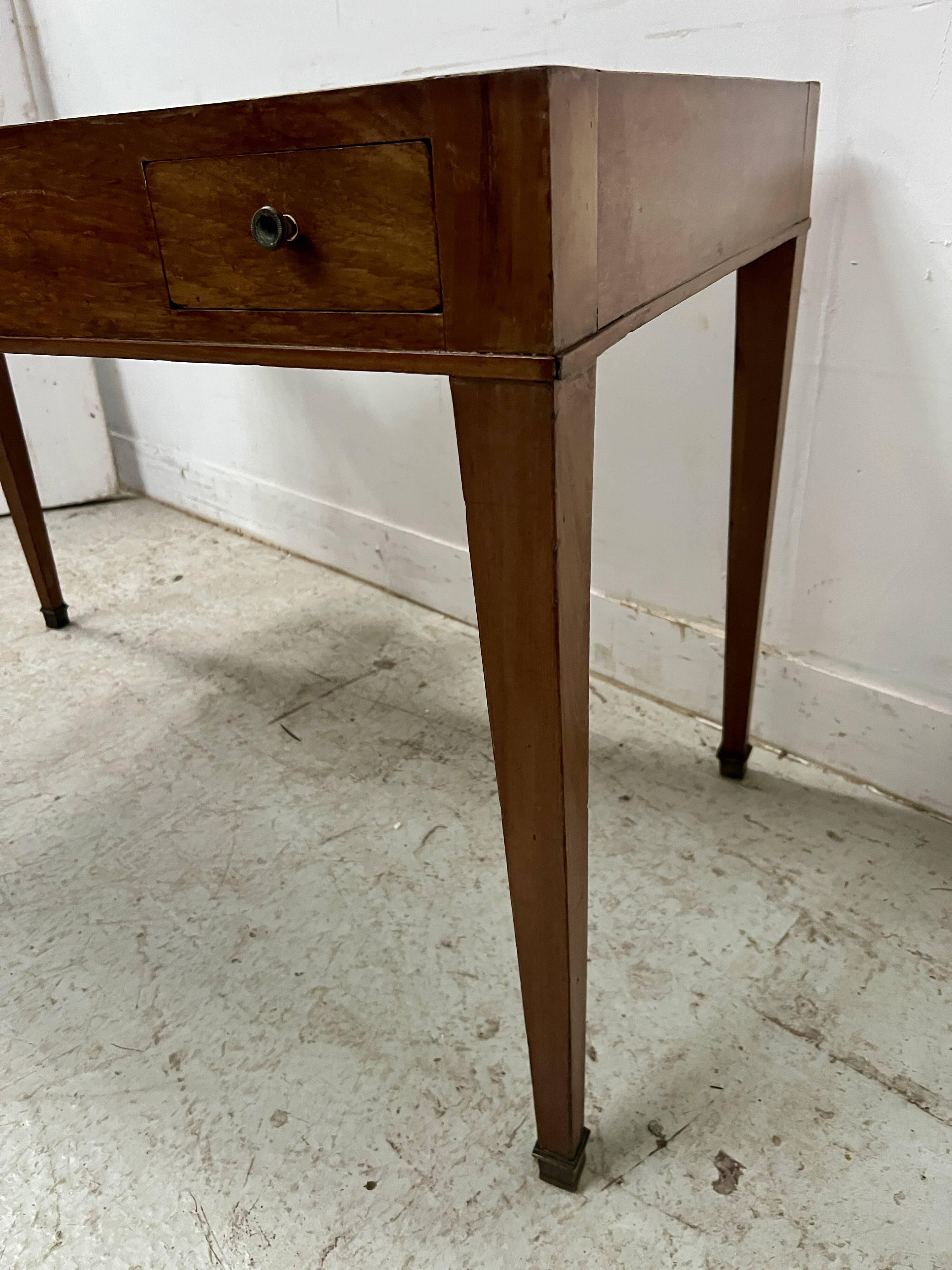 Louis XVI period "Tric Trac" gaming table in 18th century mahogany.