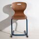 Chaises d’école d’époque (c.1950). Ensemble de 4 pièces
