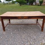 Country Pine Farmhouse Table, 4 Drawers.