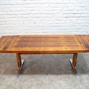 Vintage adjustable rosewood dining or coffee table from K&G, 1960s