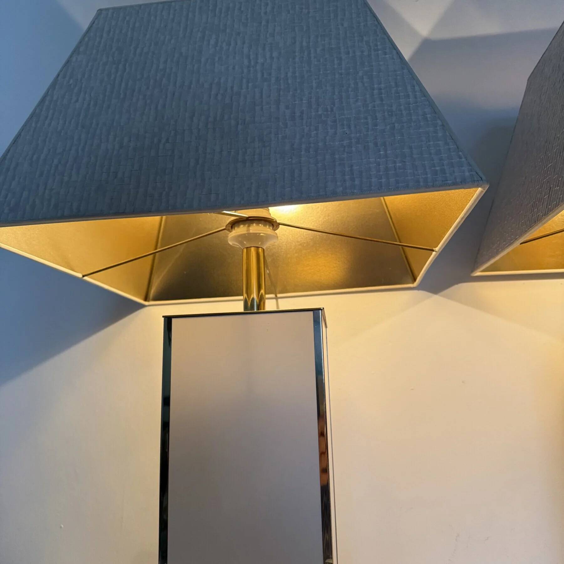 Paire de lampes de table de style Maison Jansen, années 1970
