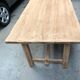 Old artisanal farmhouse table solid oak