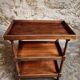 Vintage French shelf in cherry wood, 1920s.