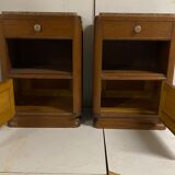 Paire tables de chevet art deco
