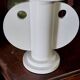 Rarité vase en céramique blanche design Nathalie Du Pasquier pour Alessio Sarri 1989