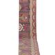 Vintage Turkish hallway rug 77x642 cm