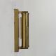 Pair of vintage modernist adjustable wall lights, brass, France 1970.