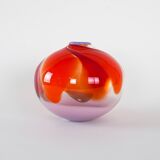 Vase, Murano glass, Italian design, 1960s, made in Italy