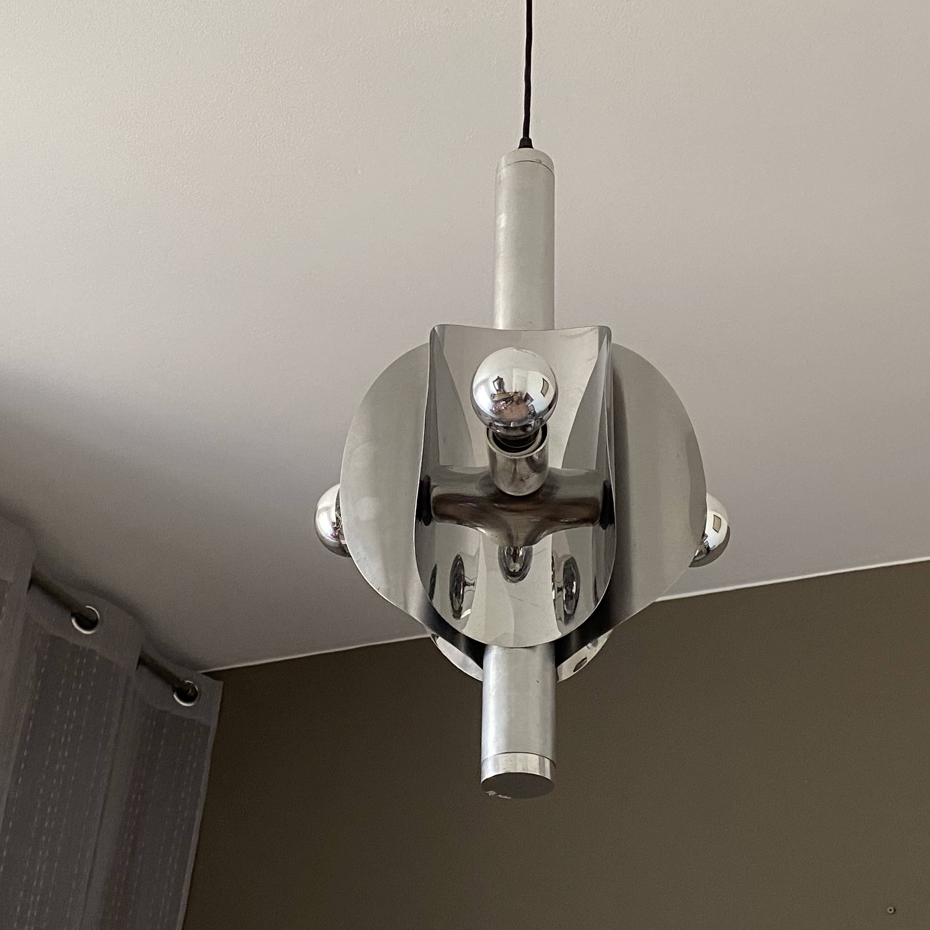 Suspension Sputnik Oxar. 1970. Space age.