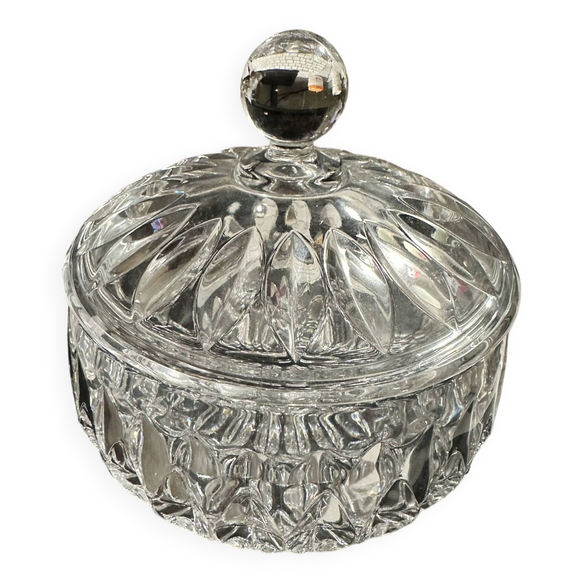 Finely embossed crystal candy box