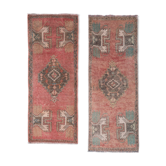 Turkish Runners, 1970s, Set of 2 45 x 115 - 42 x 107 cm