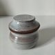 Small water butter dish in glazed stoneware in the Ratilly style.
