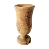 Raw wooden vase 19cm