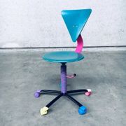 Colorful Desk Chair, 1980s