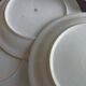 6 flat porcelain plates from Châtres-sur-Cher - Lot n°2