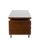 Pierre Guariche, Bureau en acajou et métal laqué, années 1960