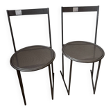 Paire de chaises fly Line 1980