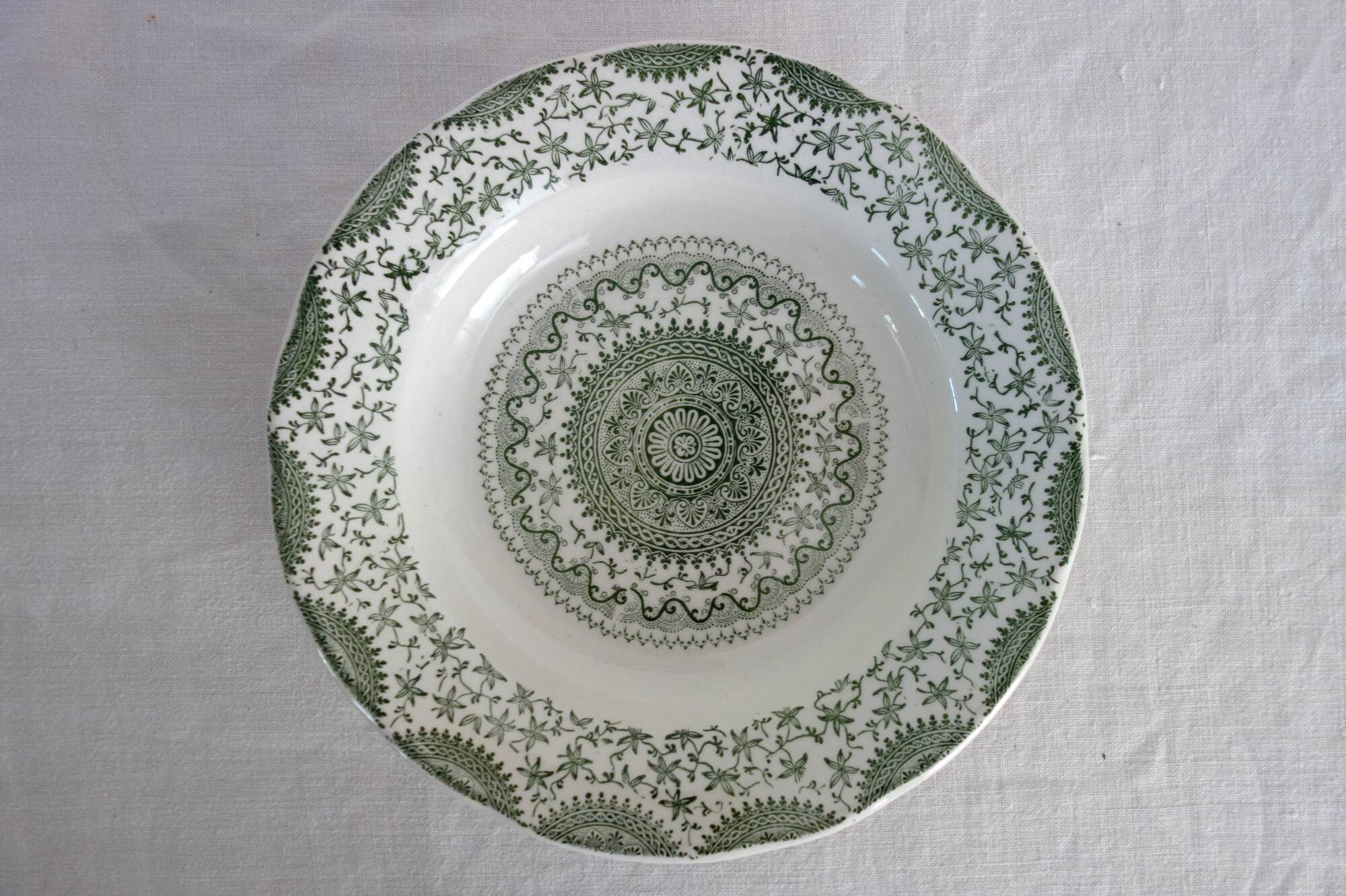 7 deep plates Fine Ware earthenware