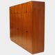 Large vintage mid century modern XL wardrobe in teak, 1960s