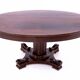Mahogany table - bench, Northern Europe, around 1900. After renovation.